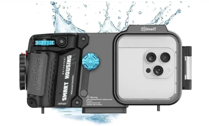 DiveIt-onderwatercamera klaar voor een duik