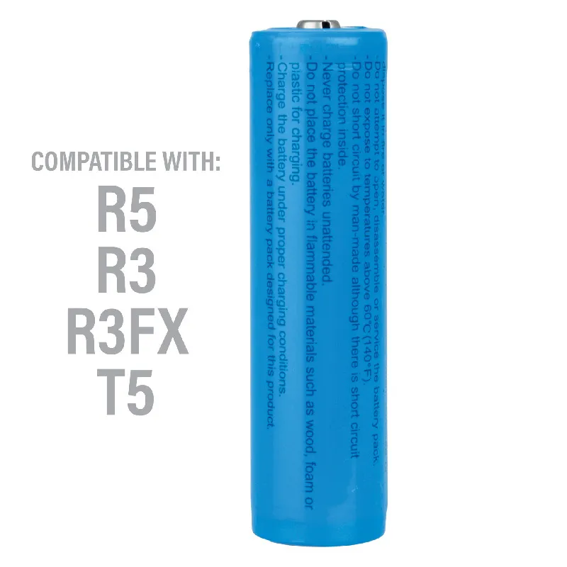 Batterij voor R5 / R3 / R3FX / T5 duiklamp